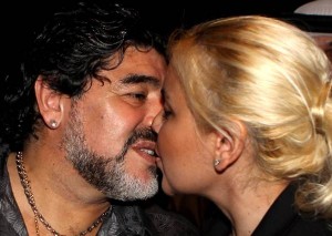 Diego Maradona e Veronica Ojeda