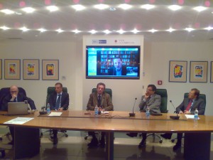 Alberto Cisterna in un convegno antimafia a Cosenza 