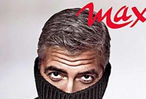 George Clooney coverman su Max - Ball Ironing