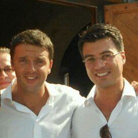 Gianluca Callipo con Matteo Renzi.