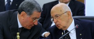 Trattativa Stato Mafia Nicola Mancino con Giorgio Napolitano (photo Monaldo/LaPresse)