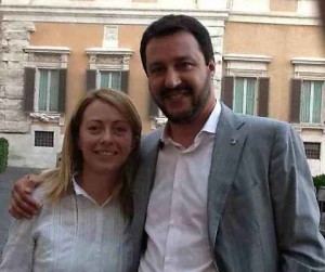 COME FRATELLI Matteo Salvini con Giorgia Meloni legati da un destino comune