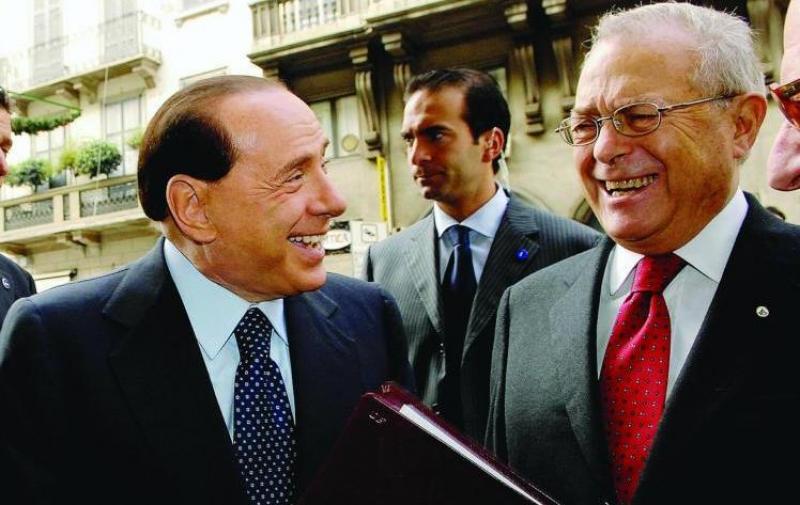 Francesco Nucara e Silvio Berlusconi