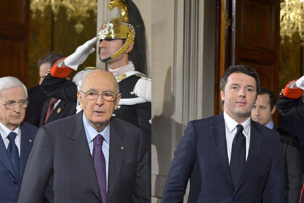 Renzi con Napolitano