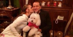 Silvio Berlusconi Francesca Pascale e Dudù