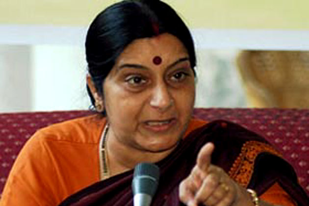 Il ministro degli esteri dell'India Sushma Swaraj