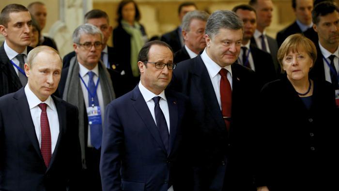 I quattro protagonisti del vertice di Minsk