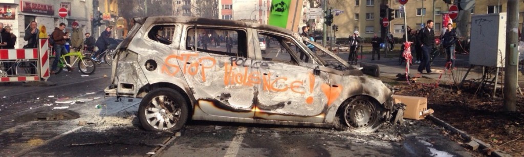 Bce, scontri a Francoforte tra Blockupy e Polizia tedesca
