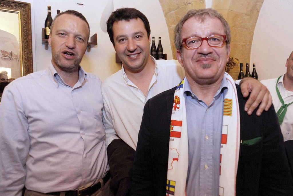 Roberto Maroni, Matteo Salvini e Flavio Tosi