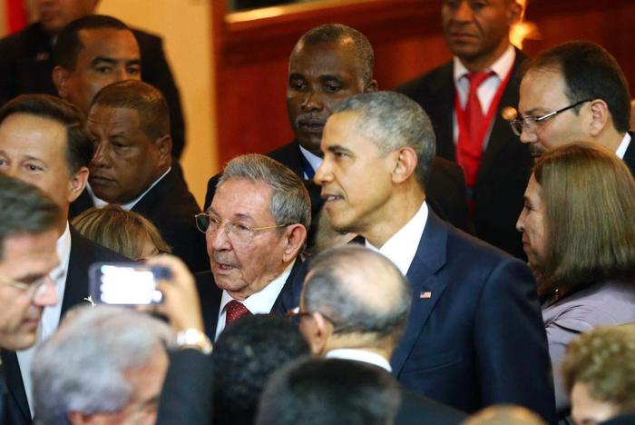 Castro e Omaba in mezzo ai leaders delle Americhe