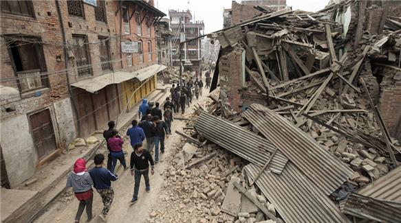 Palazzi crollati in Nepal