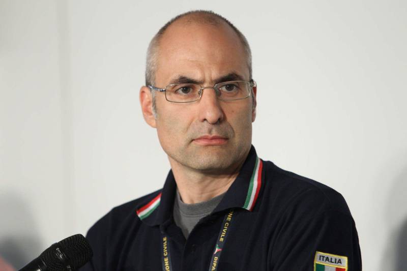 Il capo della Protezione civile Fabrizio Curcio