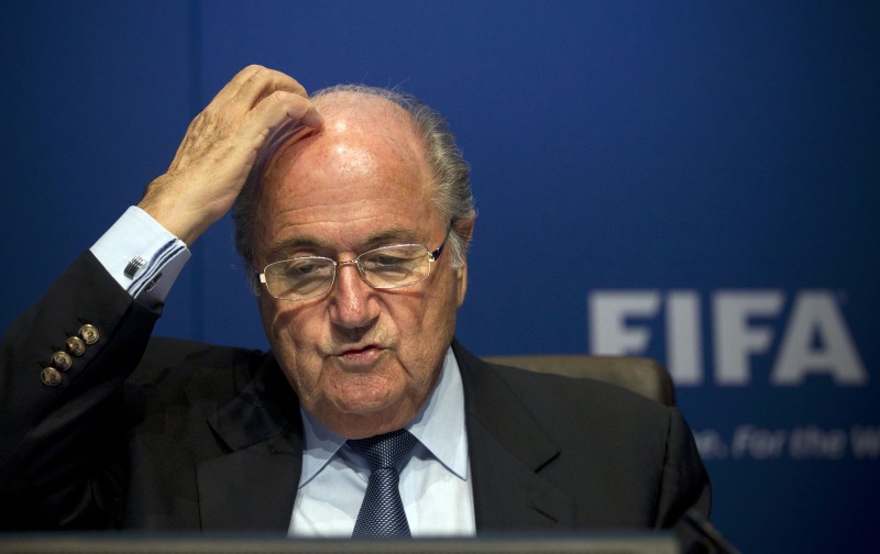 Joseph "Sepp" Blatter in una foto del 2012