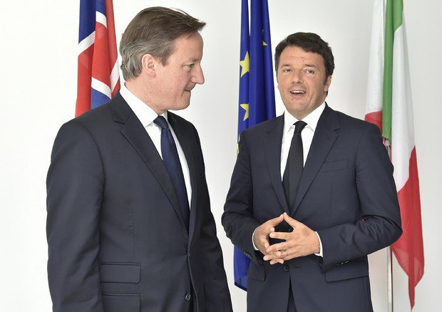 Cameron con Renzi a Milano