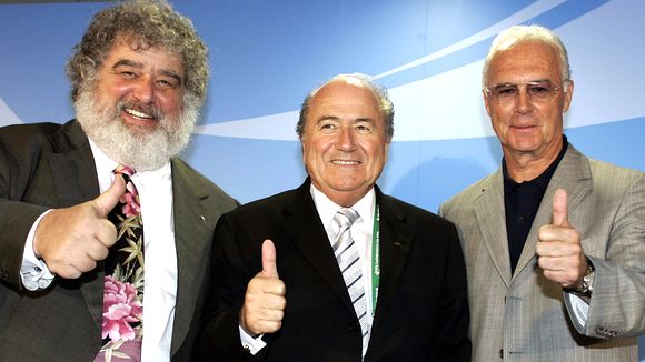 Chuck Blazer, Sepp Blatter e Franz Beckenbauer