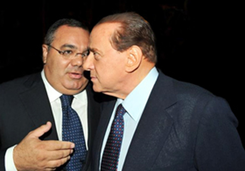 Sergio De Gregorio con Silvio Berlusconi Protagonisti della presunta Compravendita senatori