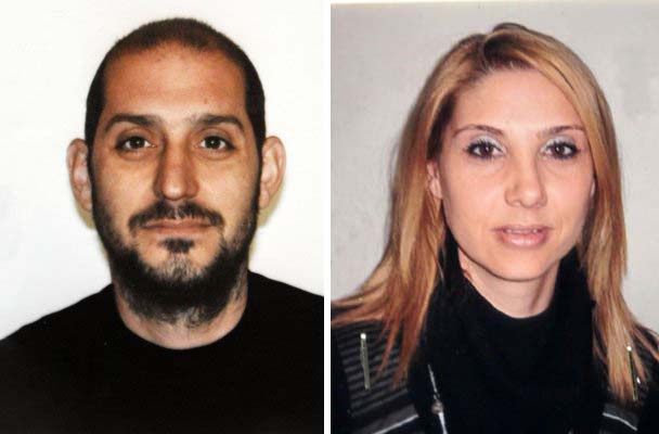 da destra la vittima Maria Paola Marzo e l'assassino Sergio Pagano, suicidatosi