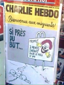 Charlie Hebdo e la contestata vignetta su Aylan