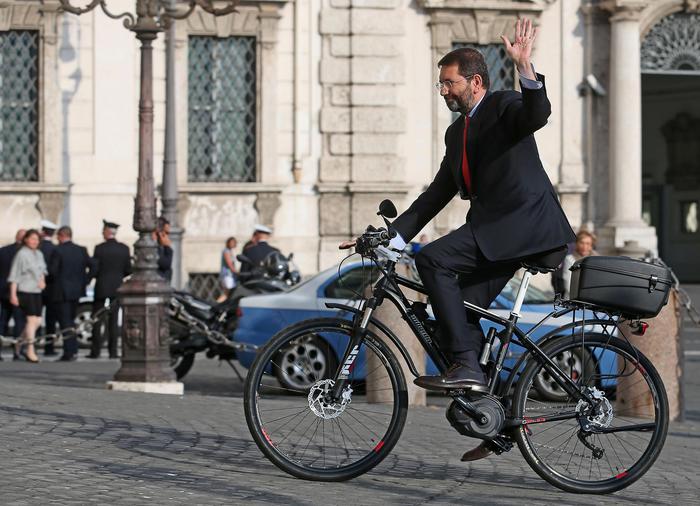 Il sindaco di Roma, Ignazio Marino si è dimesso (foto archivio Ansa/Di Meo)