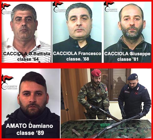 Reggio Calabria, 11 arresti nella Piana. Aggravamento per i Cacciola