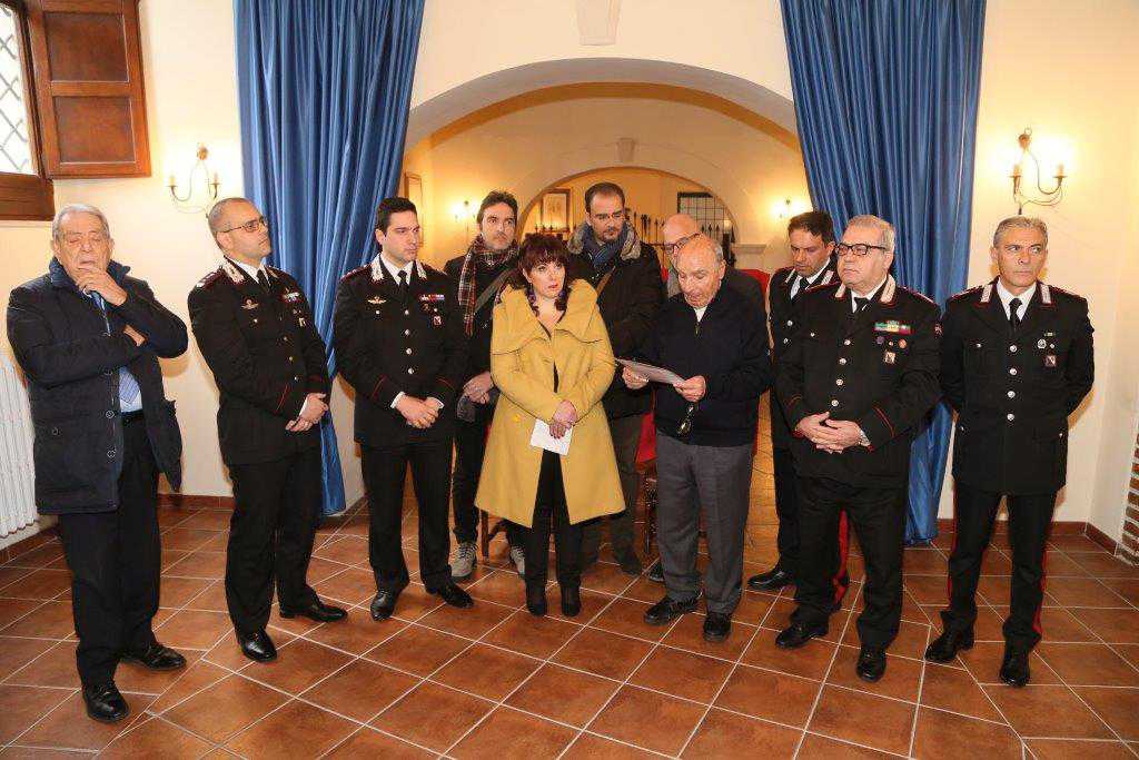 Donata copia del dipinto "L'Assedio di Cosenza" ai Carabinieri