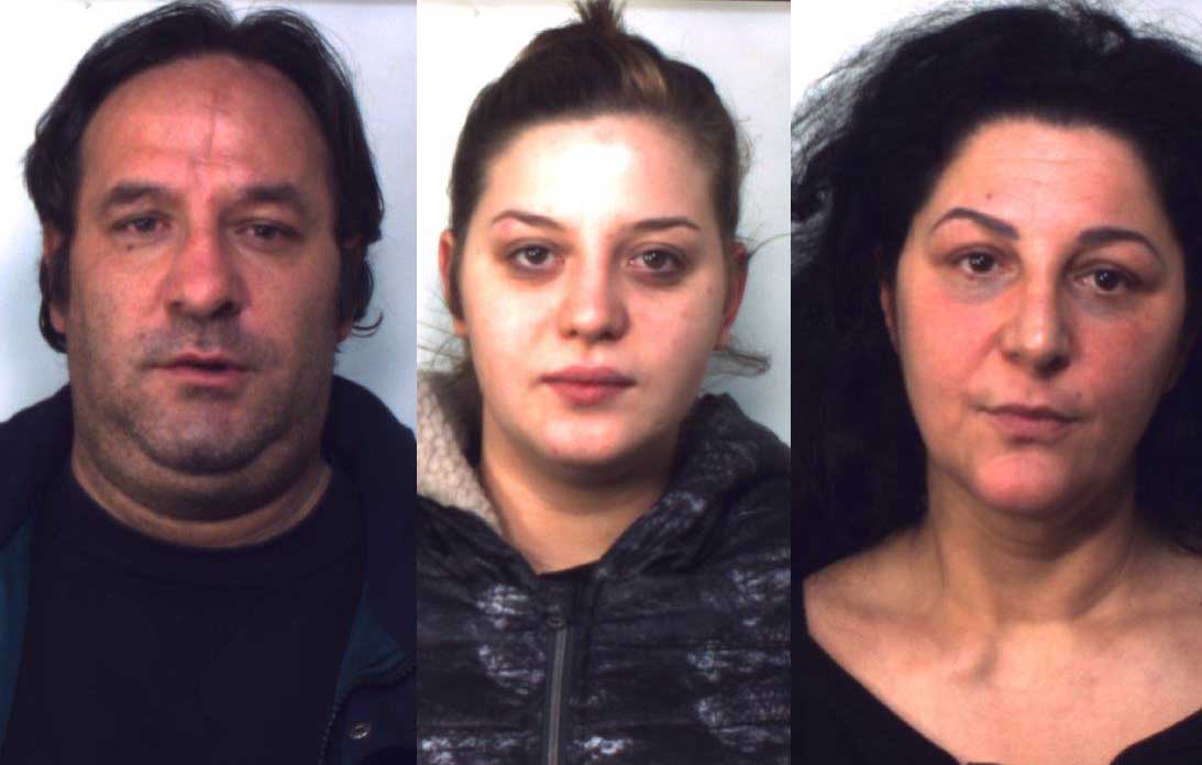 3 degli arrestati di giovedi da Dda di Napoli. Da sinistra Maurizio Cappa, Rosa Zampella e Maria Piccirillo 