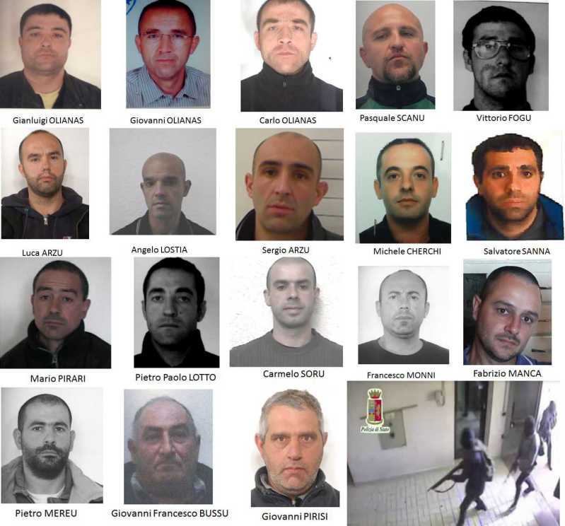 Arrestati operazione La Sfida, contro presunti autori rapine caveau in Sardegna