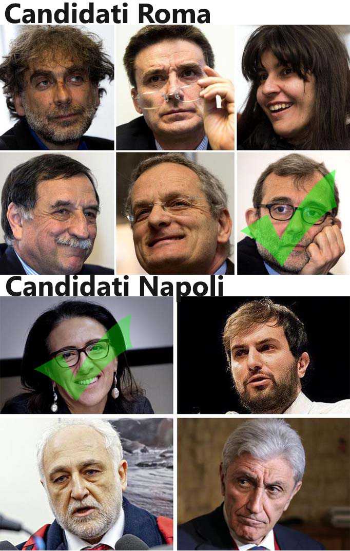 candidati primarie centrosinistra Giachetti Valente