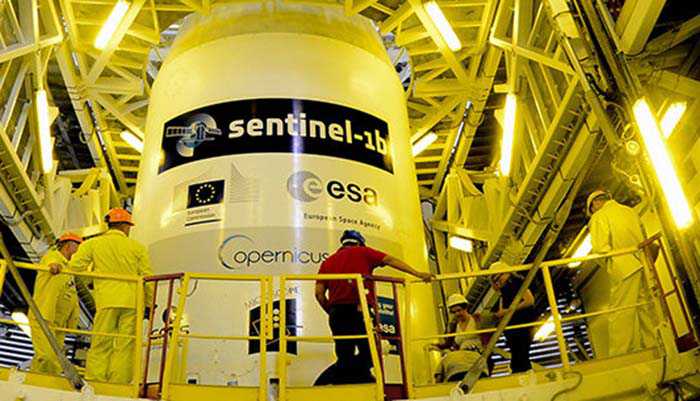 Tutto pronto per il lancio del satellite Sentinel 1B