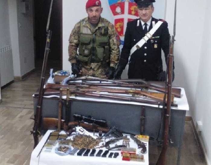 Arsenale di armi scoperto a Caulonia, nella Locride 