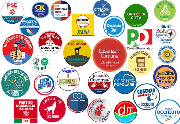 tutte le liste elezioni cosenza