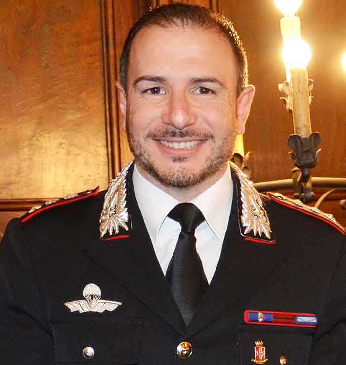 Il Capitano Sebastiano Maieli, nuovo comandante a Rende