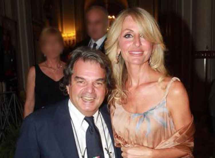 Renato Brunella con la moglie Tommasa Giovannoni Ottaviani