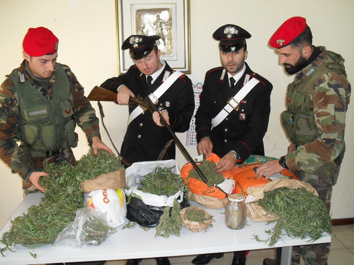 Sequestro droga e armi a Polistena