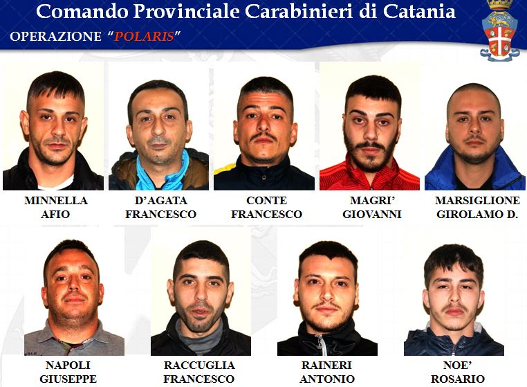 Arrestati operazione Polaris Catania