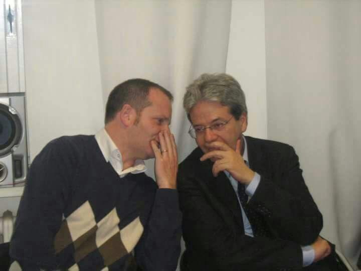 Mimmo Bevacqua e Paolo Gentiloni