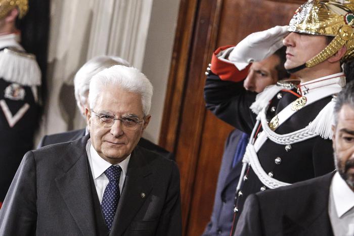 Il Presidente Sergio Mattarella 