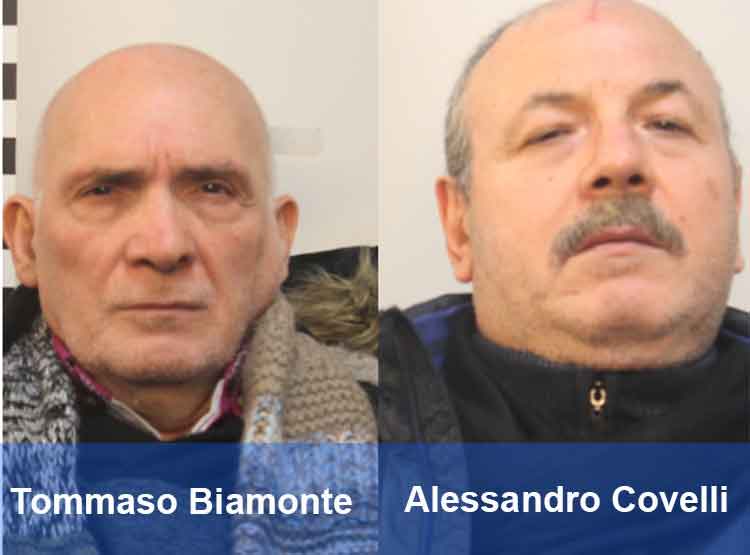 Da sinistra Tommaso Biamonte e Alessandro Covelli