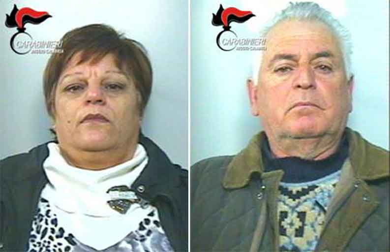 Vittoria Scarfone e Vincenzo Timpani arrestati il 12 gennaio 2017