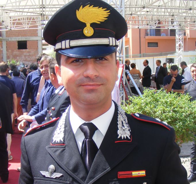 Il comandante della Compagnia di Tropea Dario Solito