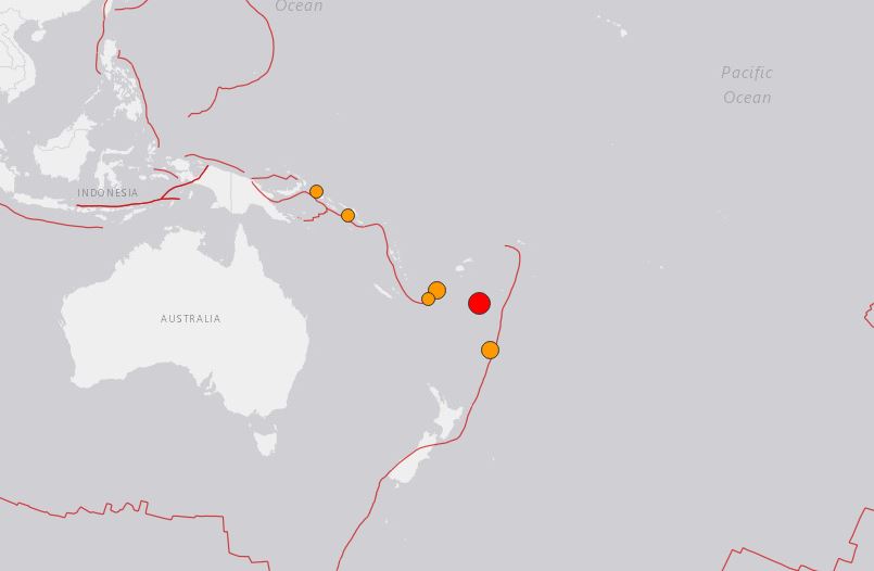 terremoto isole Fiji