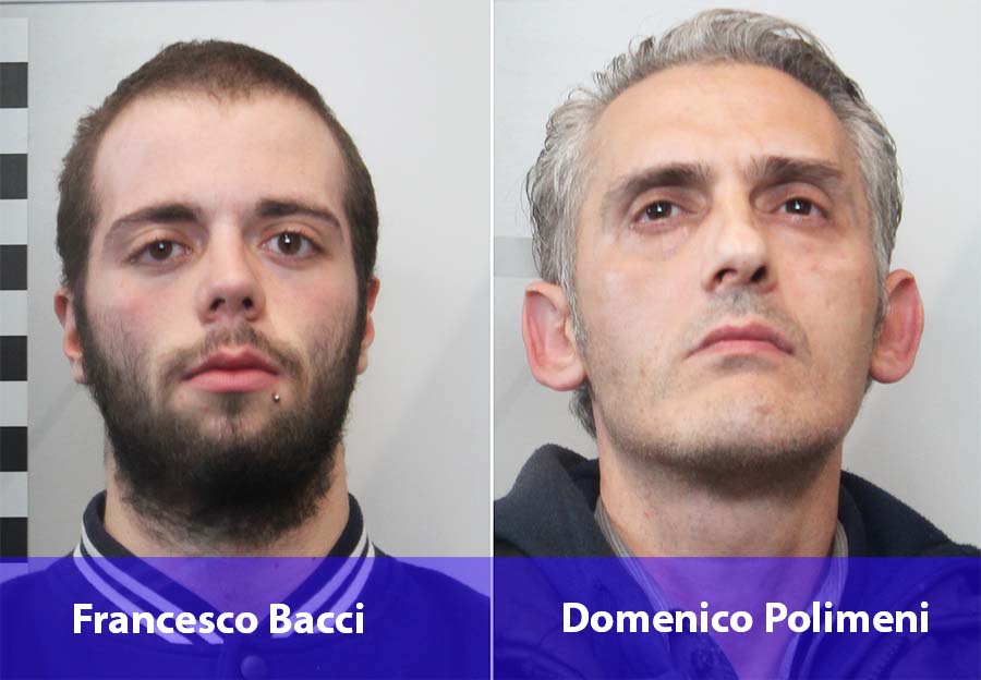 Francesco Bacci e Domenico Polimeni arrestati a Cosenza