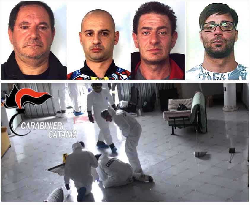 Da sinistra Carmelo Aldo Navarria, Gianluca Presti, Gaetano Doria e Stefano Prezzavento