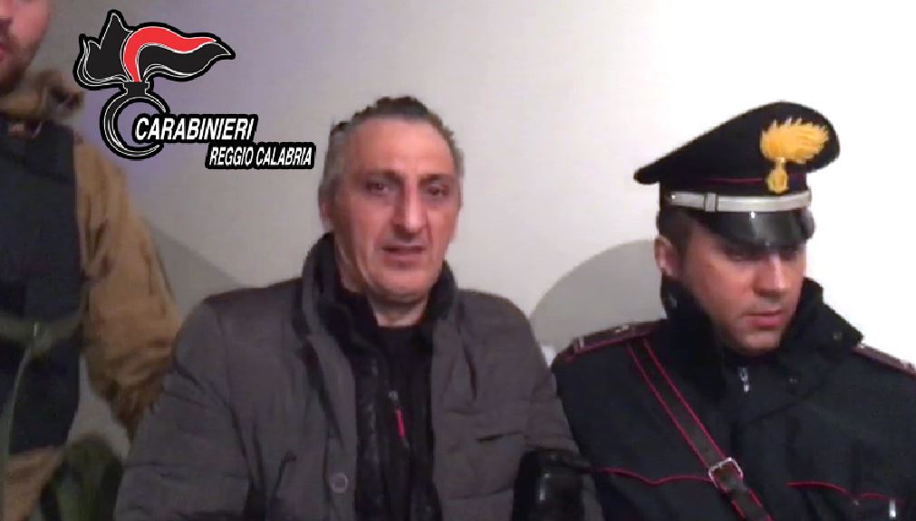 L'arresto del latitante Giuseppe Facchineri