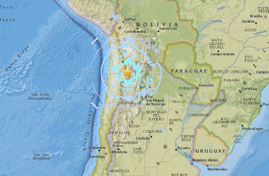 terremoto Cile Argentina