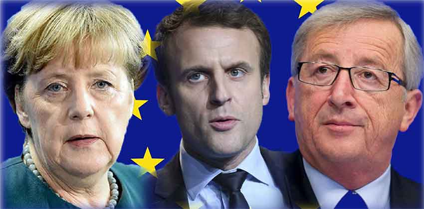 Merkel, Macron e Junker