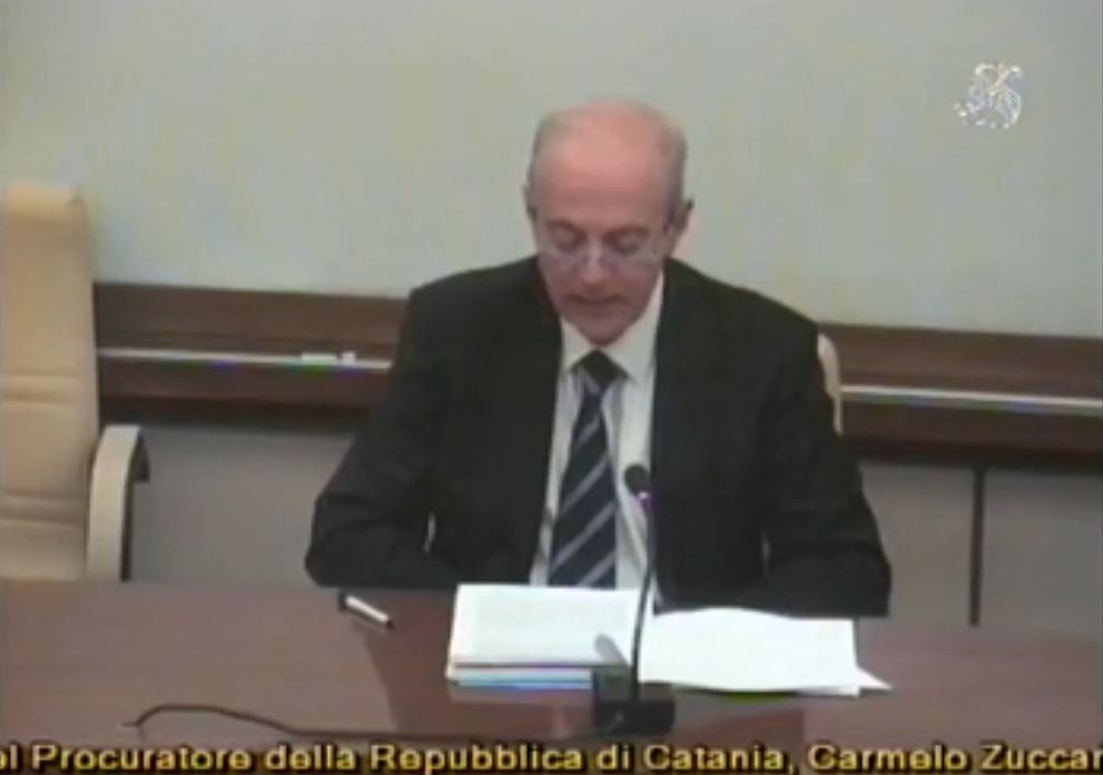 Carmelo Zuccaro davanti la commissione Difesa del Senato