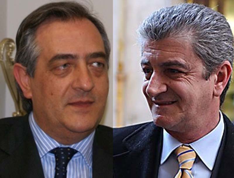 Da sinistra il presidente di Coldiretti Calabria Pietro Molinaro e Luigi Incarnato (Sorical)