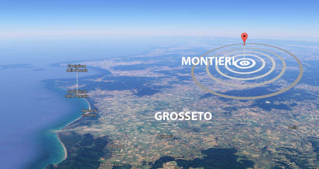 terremoto Montieri grosseto