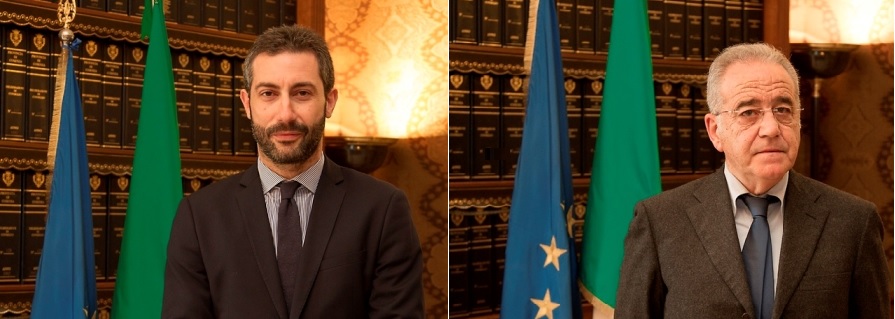 da sinistra i consiglieri provinciali Francesco Gervasi e Ugo Gravina contro il Ceta